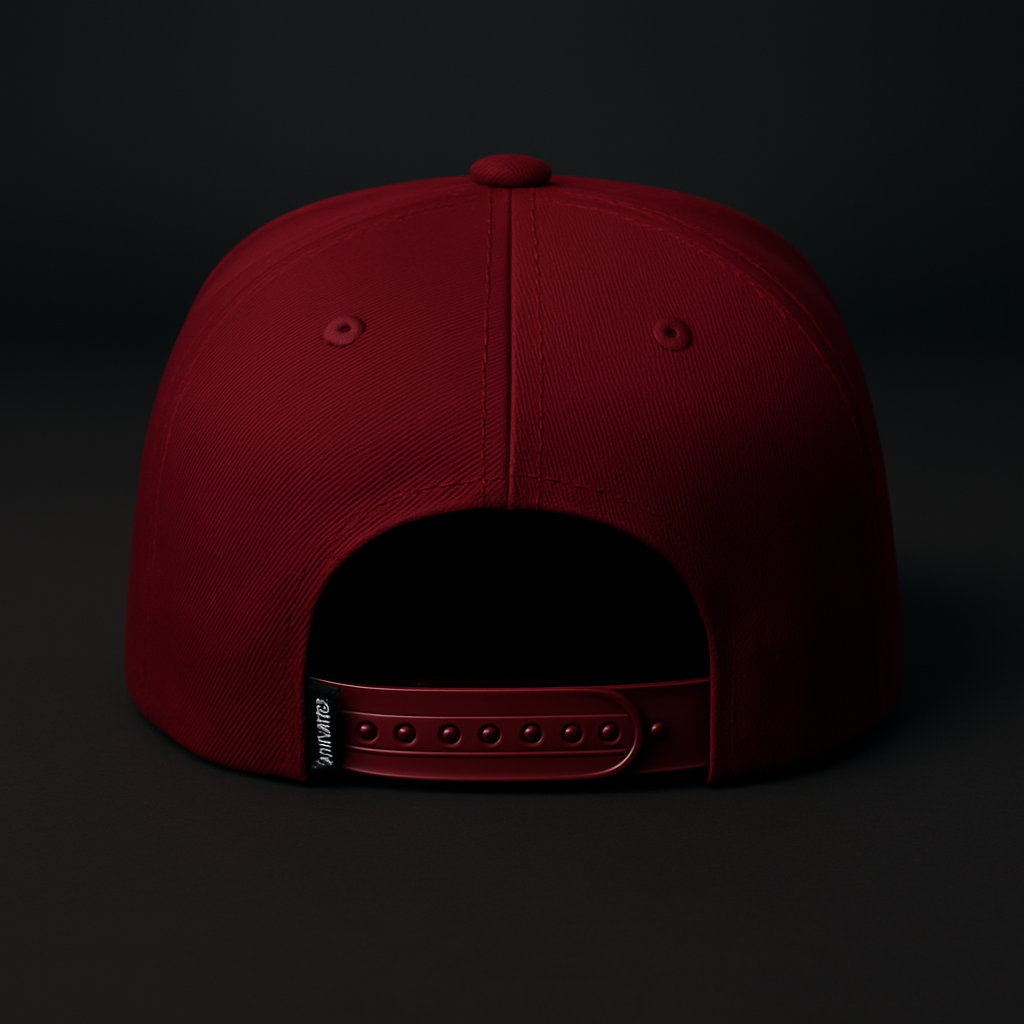 PRUF Signature Snapback – Burgundy & Gold"